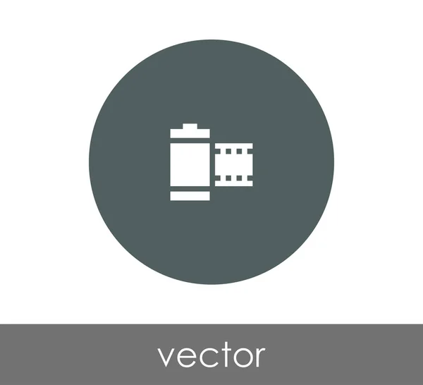 Film ikona znaménko — Stockový vektor