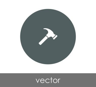 Tasarım çekiç simgesinin