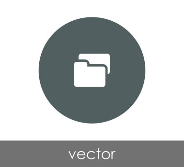 klasör simgesi yuvarlak