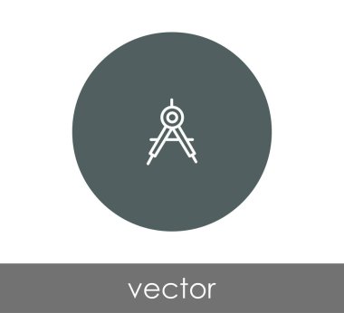 드로잉 나침반 아이콘