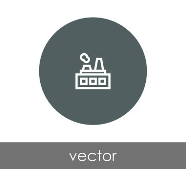 Fabrika simgesini işaret