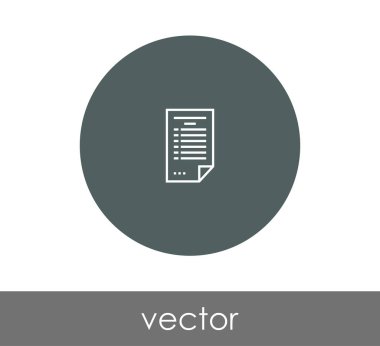 Belge simgesini işaret