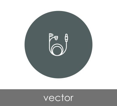 Kulaklık simge tasarlamak 