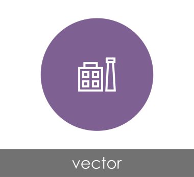 Fabrika simgesini işaret