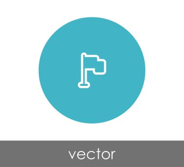 Bayrak simgesini işaret