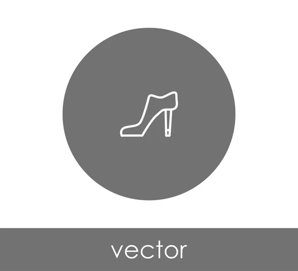 Zapato de tacón alto icono — Vector de stock