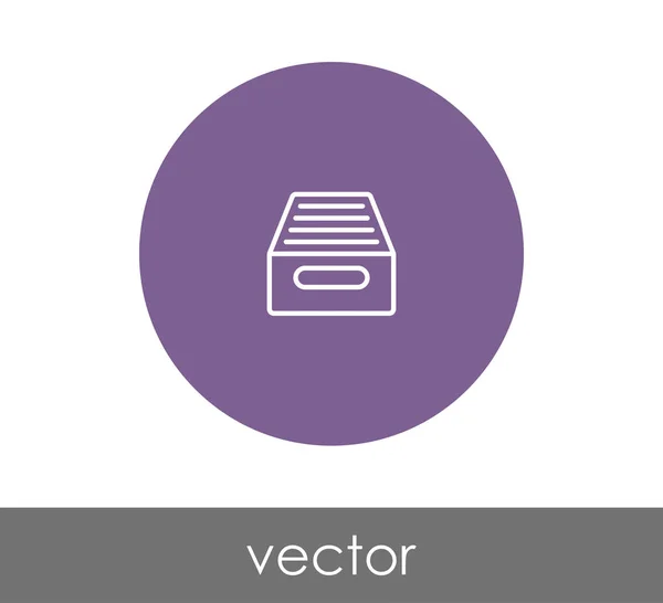 Diseño del icono de archivo — Vector de stock