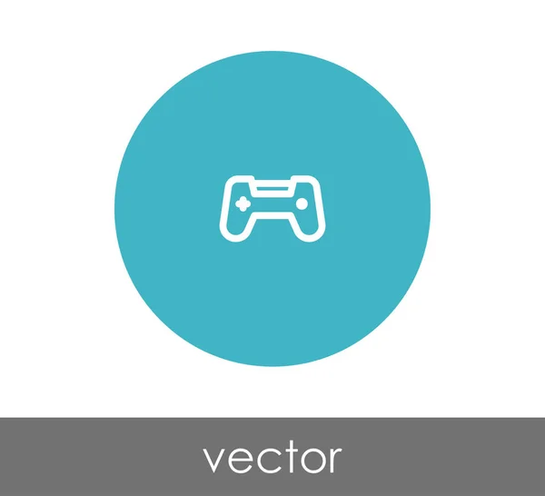 Joystick círculo icono — Vector de stock