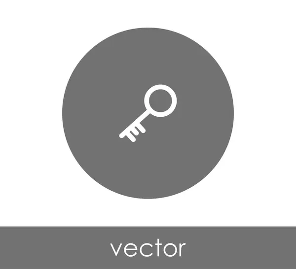 Projeto do ícone chave — Vetor de Stock