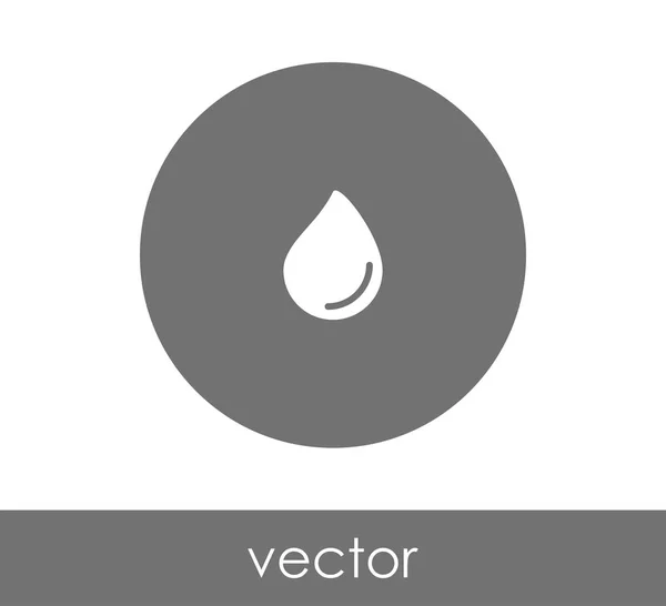 Drop web pictogram — Stockvector