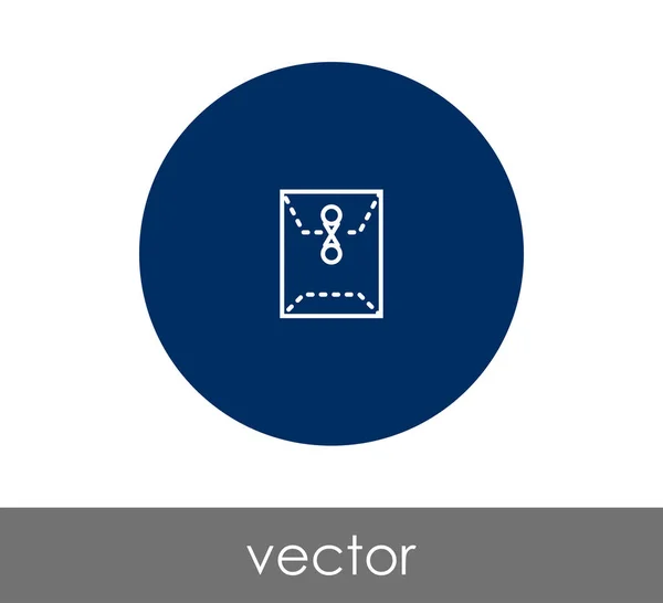 Signo de sobre icono — Vector de stock