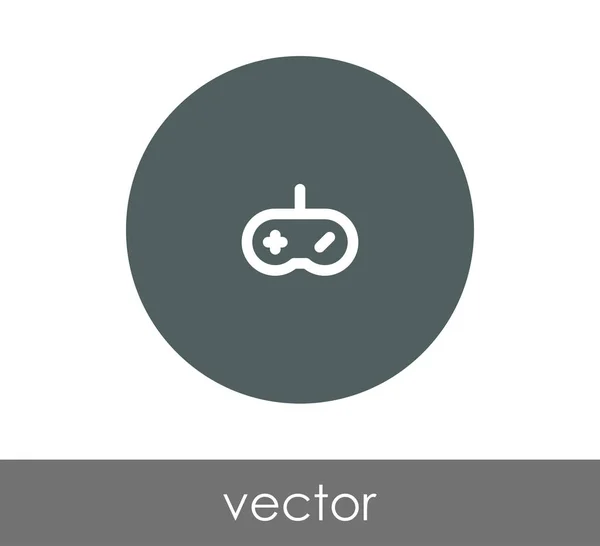 Joystick círculo icono — Vector de stock