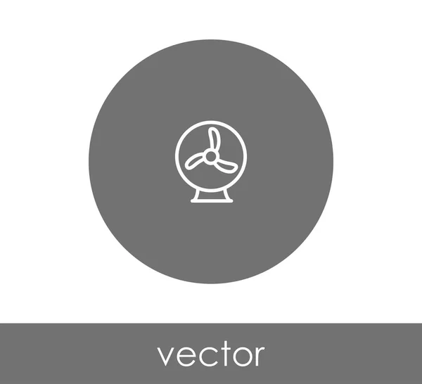 Icône du ventilateur signe — Image vectorielle