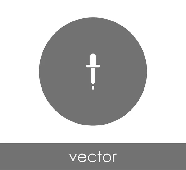 Значок "рядок" крапельницею — стоковий вектор