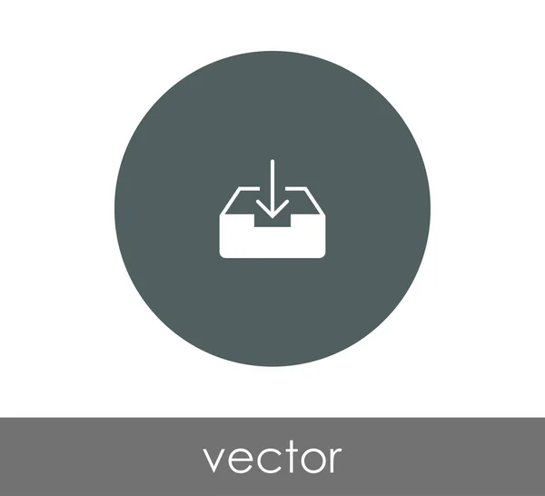 Gestaltung des Archivsymbols — Stockvektor