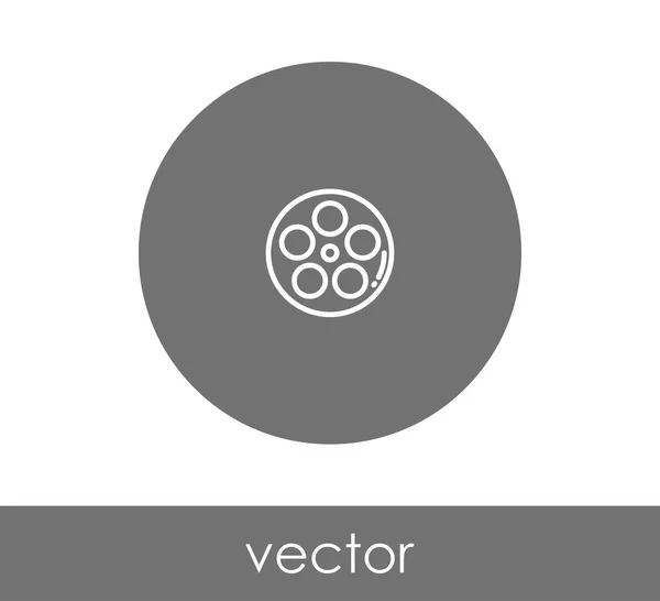 Film pictogram teken — Stockvector