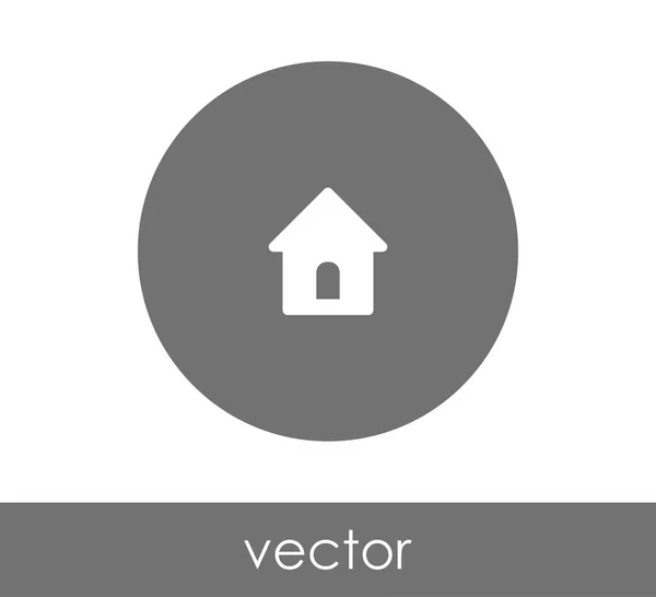 Inicio signo icono — Vector de stock