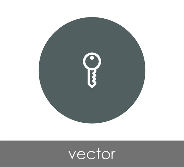 Design dell'icona chiave — Vettoriale Stock