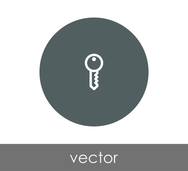 Diseño del icono clave — Vector de stock