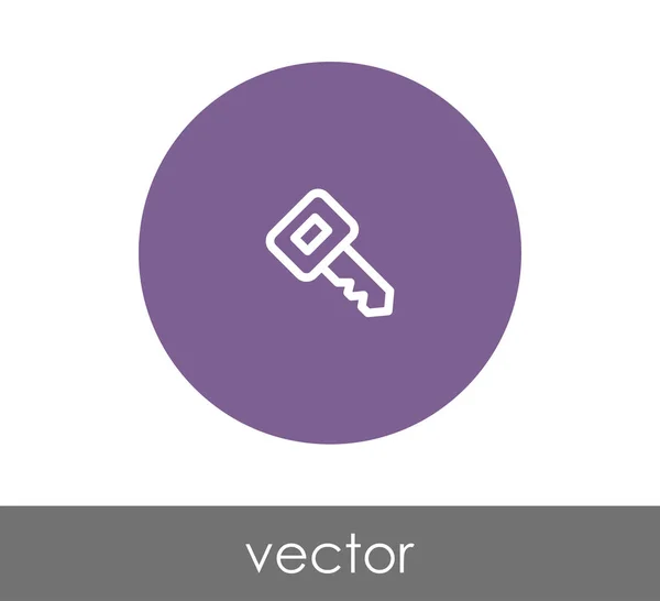 Diseño del icono clave — Vector de stock