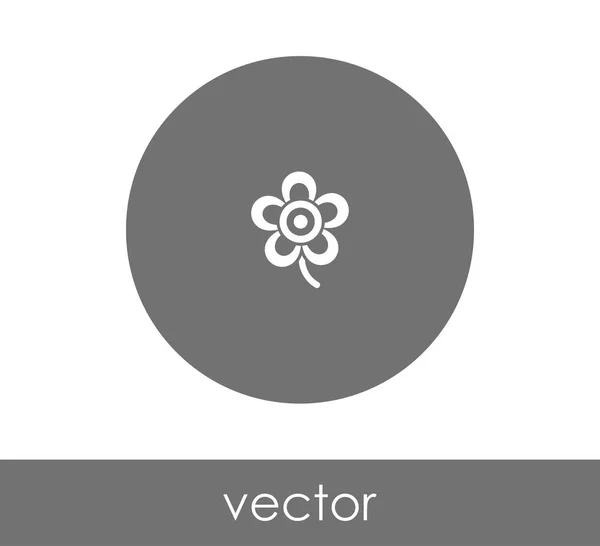 Blume Symbol Zeichen — Stockvektor