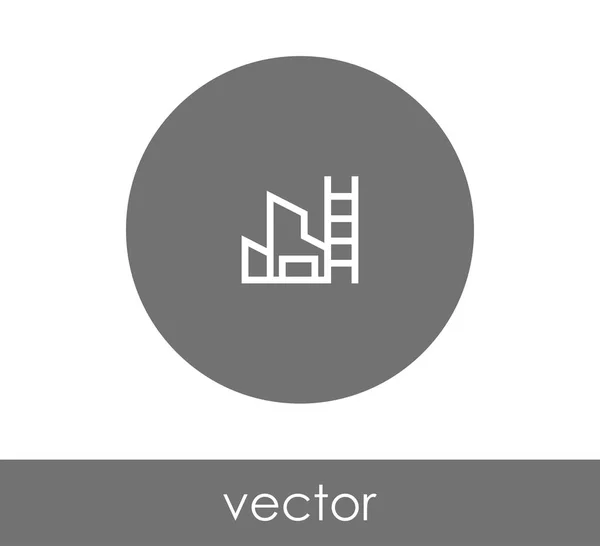 Signo de icono de fábrica — Vector de stock