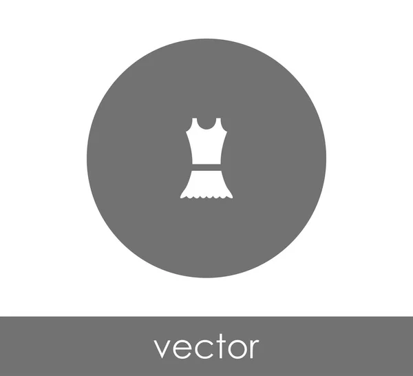 Vestido icono web — Vector de stock
