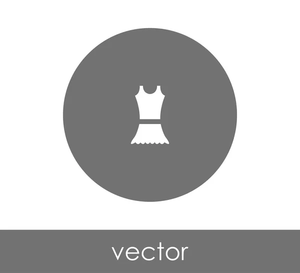 Ícone web vestido — Vetor de Stock