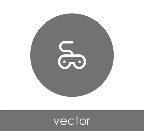 Joystick círculo icono — Vector de stock