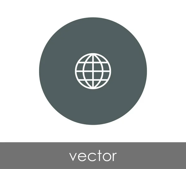 Дизайн значка "Глобус" — стоковый вектор