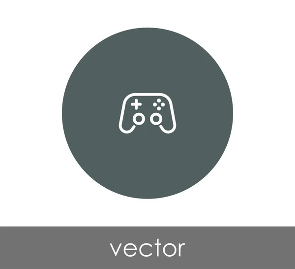 Icona del cerchio joystick — Vettoriale Stock