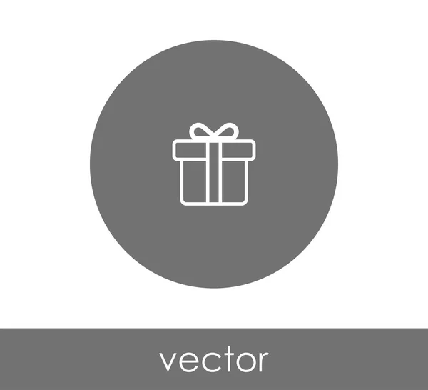 Значок круга подарков — стоковый вектор