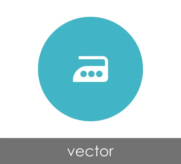 Diseño de icono de hierro — Vector de stock
