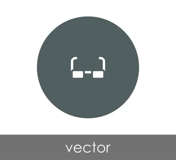 Ícone da web óculos — Vetor de Stock