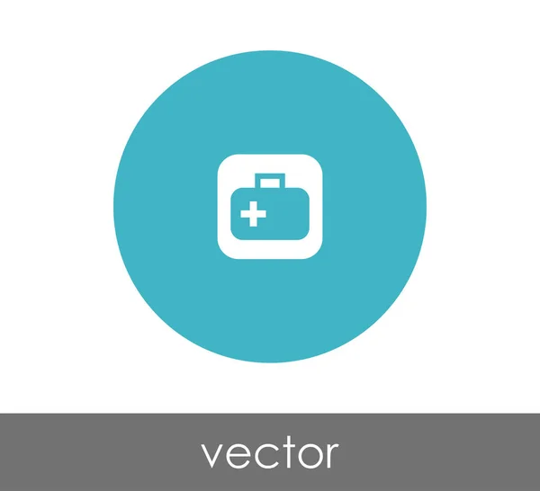 Ikona sady první pomoci — Stockový vektor