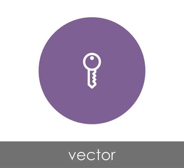 Diseño del icono clave — Vector de stock