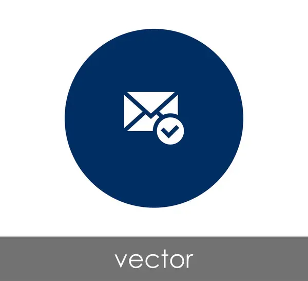 Leer icono de correo electrónico — Vector de stock