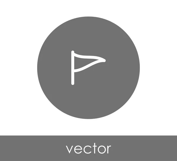 Signo de icono de bandera — Vector de stock