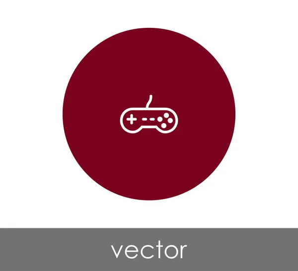 Joystick círculo icono — Vector de stock