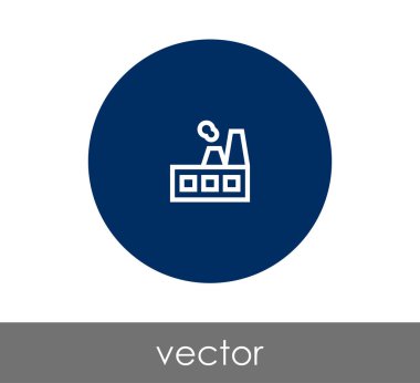 Fabrika simgesini işaret