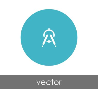 드로잉 나침반 아이콘