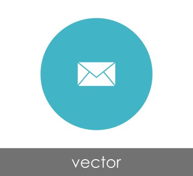 zarf simgesi illüstrasyon 