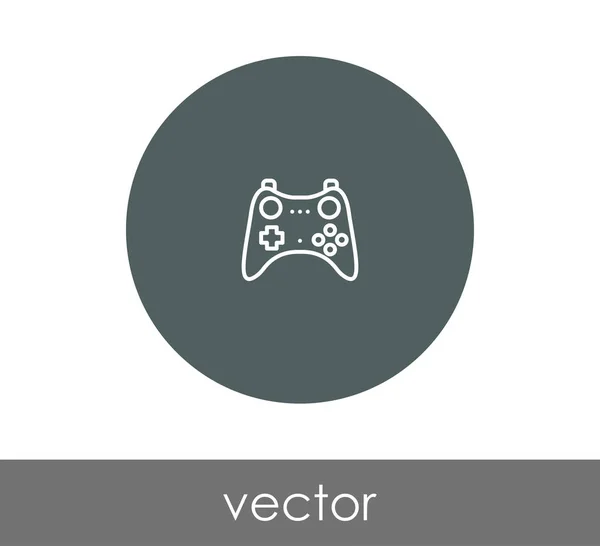 Joystick circle icon — Stock Vector