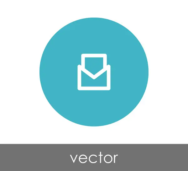 Boríték jel ikon — Stock Vector