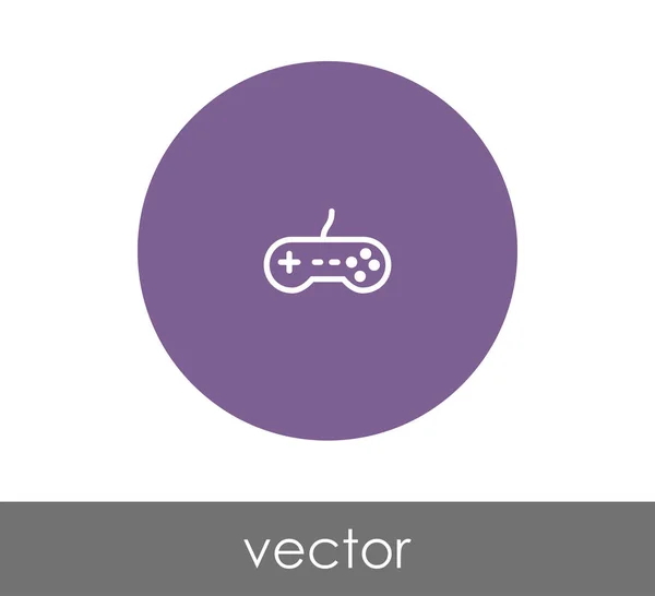 Joystick kör ikon — Stock Vector