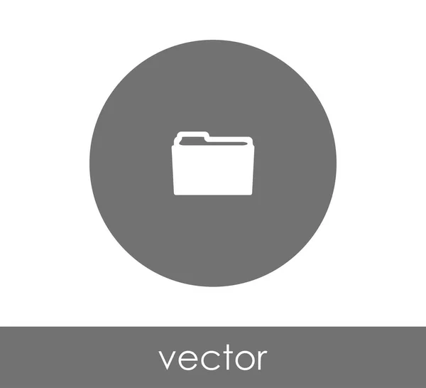 Ícone de pasta web — Vetor de Stock