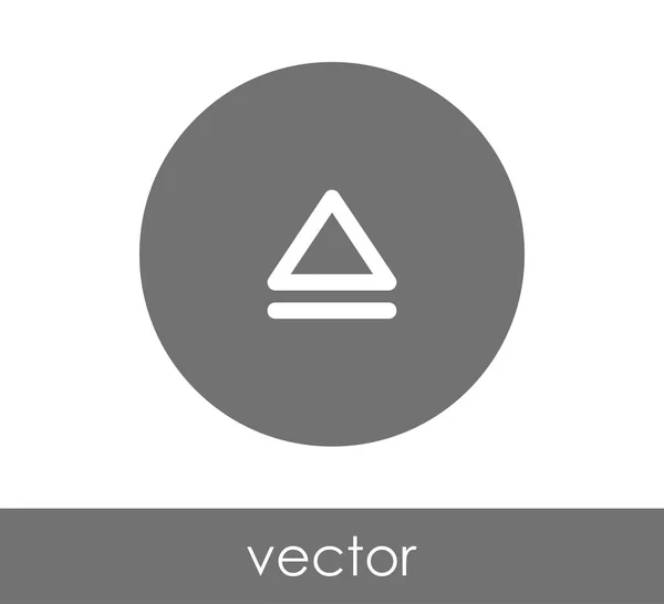 Icon im Kreis auswerfen — Stockvektor