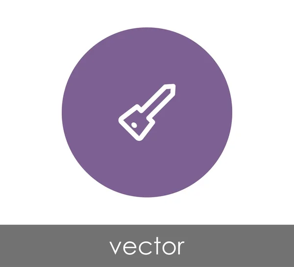 Ikona klíče podepsat — Stockový vektor