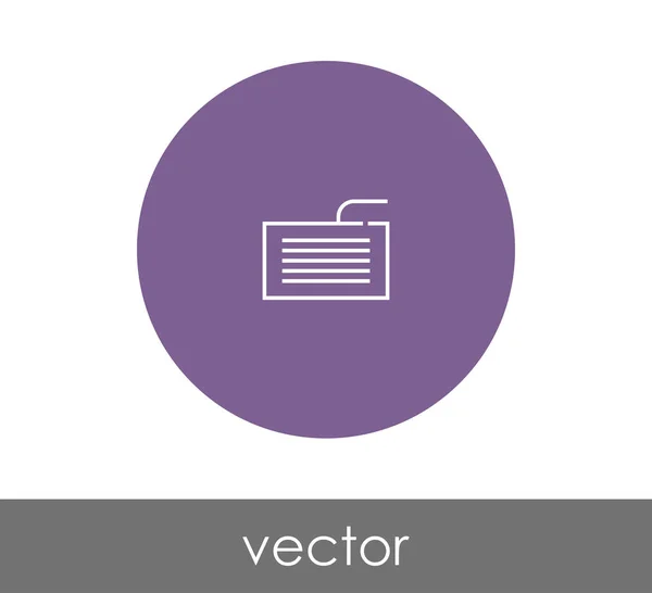 Icono de signo de teclado — Vector de stock