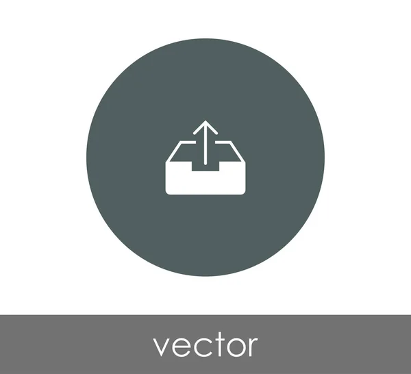 Gestaltung des Archivsymbols — Stockvektor